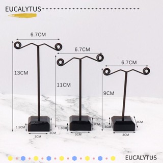 Eutus ชั้นวางเครื่องประดับอะคริลิค รูปตัว T ทนทาน 3 ชิ้น