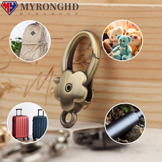 Myronghd 2 ชิ้น ตะขอดอกพลัม โลหะ DIY ชิ้นส่วนกระเป๋าเข็มขัดหัวเข็มขัด Carabiner