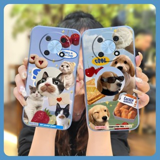 Cartoon Liquid silicone shell Phone Case For Huawei Enjoy50 Pro/Nova Y90 4G Skin feel silicone Lens bump protection