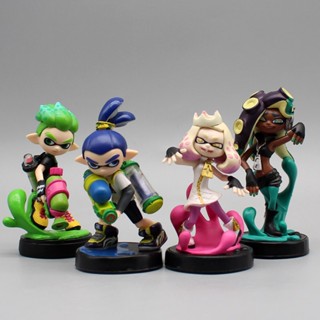 โมเดลฟิกเกอร์ PVC รูปการ์ตูนอนิเมะ Nintendo Splatoon ขนาด 10 ซม. เหมาะกับของขวัญ ของเล่นสะสม สําหรับตกแต่ง