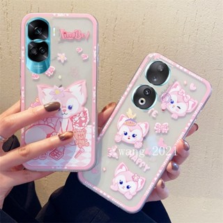 ใหม่ เคสโทรศัพท์มือถือ ซิลิโคนนิ่ม ปิดด้านหลัง ลายการ์ตูนน่ารัก หลากสี สําหรับ Honor90 Honor 70 90 Lite 5G 2023 Honor 90 Lite