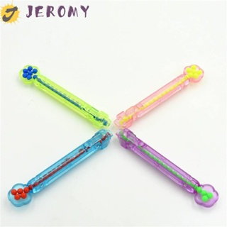 Jeromy ปากกาลูกปัดพลาสติก แฮนด์เมด DIY ของเล่นเสริมการเรียนรู้เด็ก 3 ชิ้น