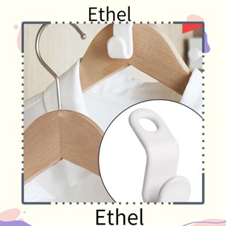 Ethel1 ไม้แขวนเสื้อพลาสติก ขนาดเล็ก สําหรับตู้เสื้อผ้า ห้องเสื้อคลุม ตะขอตัว S จัดระเบียบตู้เสื้อผ้า