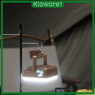 [Kloware1] โคมไฟ LED แบบพกพา ปรับได้ สําหรับตั้งแคมป์ บาร์บีคิว สวน นอกบ้าน