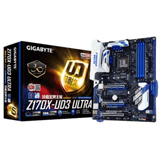 เมนบอร์ดอินเตอร์เฟซ gigabyte gigabyte Z170X-UD3 Ultra INTEL Chip Z170 1151 Pin