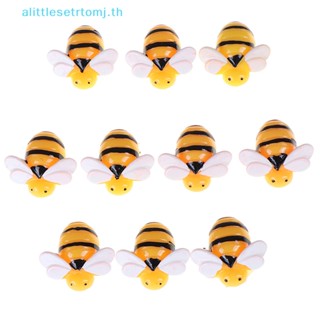 Alittlese ผึ้งเรซิ่น หลังแบน สําหรับตกแต่งสมุดภาพ งานฝีมือ DIY 10 ชิ้น