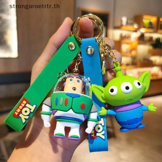 Strongaroetrtr พวงกุญแจฟิกเกอร์ การ์ตูน Toy Story Woody Buzz Lightyear ของเล่นสําหรับเด็ก