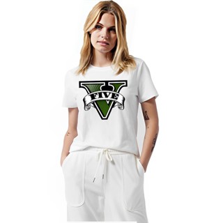 เสื้อยืดคุณภาพดี     เสื้อยืดพิมพ์ลายแฟชั่นNew Arrival Youth Fitness MotherS Day In Tshirt Grand Theft Auto 5 Game Prin