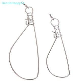 Gentlehappy เข็มขัดล็อคปลา สเตนเลส แบบพกพา 14 18 ซม.