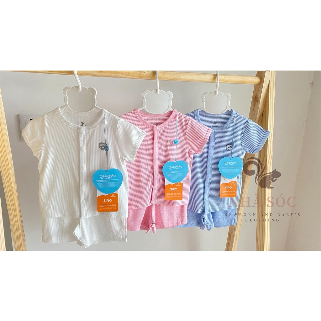 [BUBABY] ชุดเด็กแรกเกิดแขนกุด Bu Siro 0-9m (ภาพจริง)