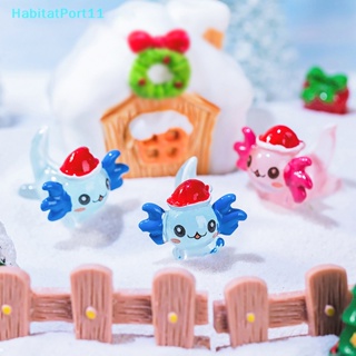 Habitatport ตุ๊กตาฟิกเกอร์เรซิ่น รูปการ์ตูนน่ารัก ขนาดเล็ก เรืองแสง สําหรับตกแต่งบ้าน สวน