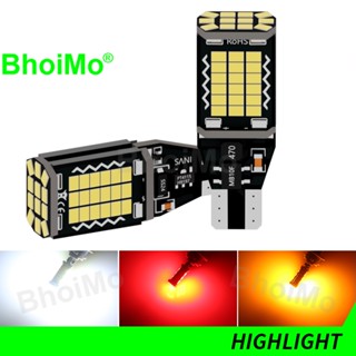 Bhoimo หลอดไฟเลี้ยว ไฟตัดหมอก ติดป้ายทะเบียนรถยนต์ Led 48SMD T15 W16W 2016 920 921 912 DC12V สีเหลือง