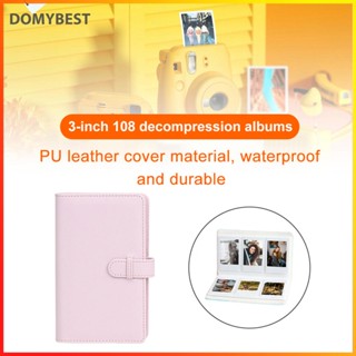 ❤ Domybest อัลบั้มรูปภาพ 108 ช่อง สําหรับ Fujifilm Instax Mini 11 9 8 7s 70 25 90 LiPlay LINK SP-1 SP-2