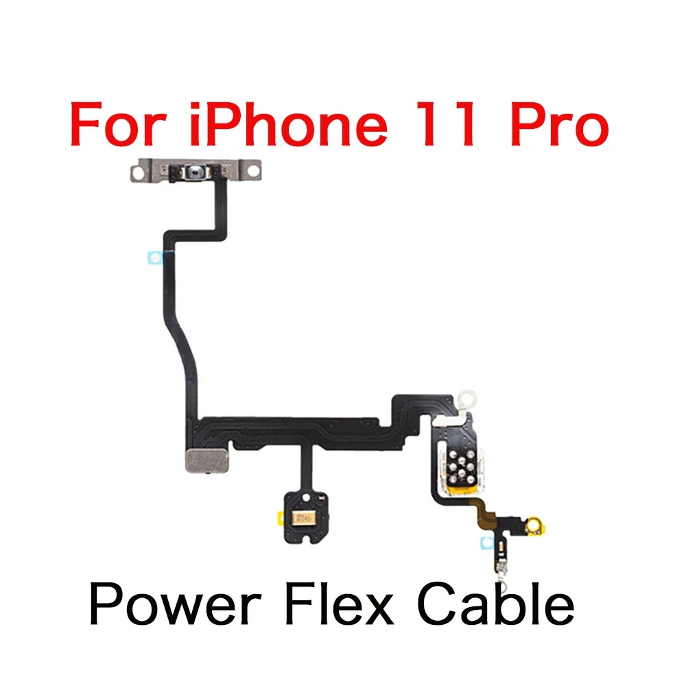 สายแพปุ่มปรับระดับเสียง คีย์บอร์ด เสียงเงียบ แบบเปลี่ยน สําหรับ iPhone 11 12 Mini Pro Max thumbnail 10