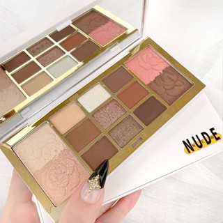 Nued พาเลทอายแชโดว์ บลัชออน คอนทัวร์ ไฮกลอส หลากสี 11 สี