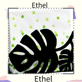 Ethel1 เครื่องจ่ายกระดาษทิชชู่ แบบตั้งโต๊ะ ขนาด 6x1.75x4 นิ้ว สีดํา สําหรับโต๊ะกระดาษ