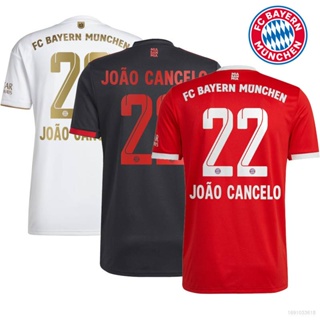 เสื้อกีฬาแขนสั้น ลายทีมชาติฟุตบอล Bayern Munchen Jersey Home Away พลัสไซซ์ 2022-2023