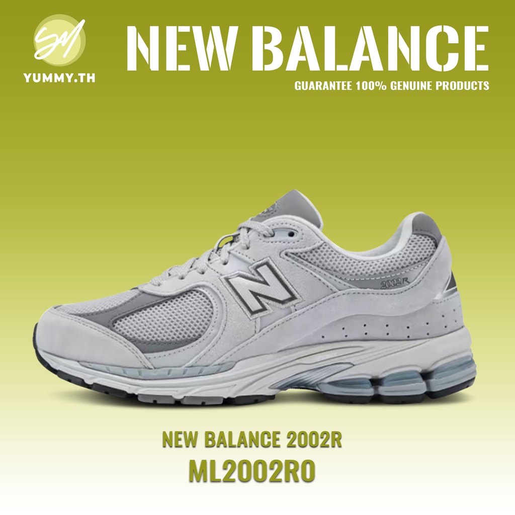 New Balance 2002R 100%แท้ ML2002R0 รุ่นฮิต รองเท้าผ้าใบแฟชั่น