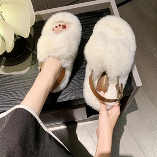รองเท้าแตะ ส้นแบน พื้นยาง ขนาดใหญ่ เบอร์ 35-42 สําหรับผู้หญิง