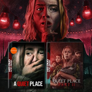 หนังแผ่น DVD A Quiet Place Part 1-2 ดินแดนไร้เสียง 1-2 (2021) DVD หนังใหม่ มาสเตอร์ เสียงไทย (เสียง ไทย/อังกฤษ | ซับ ไทย