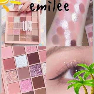 Emilee พาเลตต์อายแชโดว์ เนื้อแมตต์ ติดทนนาน โทนสีเอิร์ธโทน 25 สี สําหรับแต่งตา