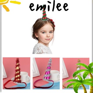 EMILEE ที่คาดผม ผ้าชีฟอง ลายดอกไม้ สีสันสดใส X-mas ต้นคริสต์มาส