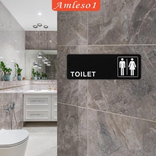 [Amleso1] ป้ายอะคริลิค ลาย WC สําหรับห้องน้ํา ห้างสรรพสินค้า ร้านค้า