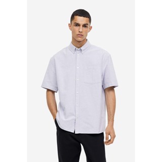 H&amp;M  Man Relaxed Fit Short-sleeved Oxford shirt 1134949_2