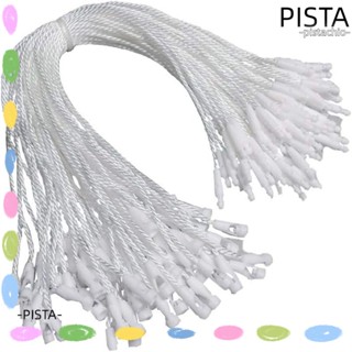 Pista ป้ายแท็กแขวน ผ้าฝ้าย สีขาว 7.5 นิ้ว สําหรับกระเป๋าเดินทาง สํานักงาน 1000 ชิ้น