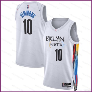 เสื้อกีฬาบาสเก็ตบอล NP2 22-23 NBA Jersey Brooklyn Nets Simmons พลัสไซซ์ สําหรับผู้ชาย และผู้หญิง PN2