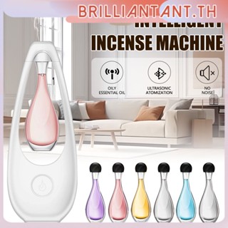 Room Air Diffuser Humidifier เครื่องกระจายกลิ่นอโรมาแบบชาร์จไฟได้ Essential Oil Diffuser Humidifier Deodorization Toilet Fragrance Hotel Humidifier Scent bri