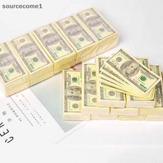 [sourcecome1] ใหม่ กระดาษเช็ดปาก 100 ดอลลาร์ 10 ชิ้น ต่อชุด