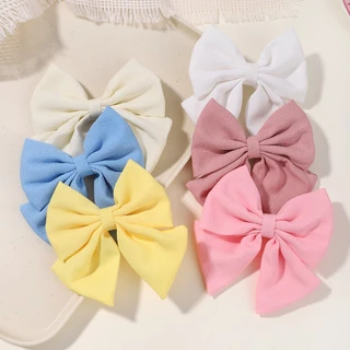 กิ๊บติดผมริบบิ้นโบว์น่ารัก 4.5 นิ้ว อุปกรณ์เสริม สําหรับเด็กผู้หญิง 1 ชิ้น ต่อชุด