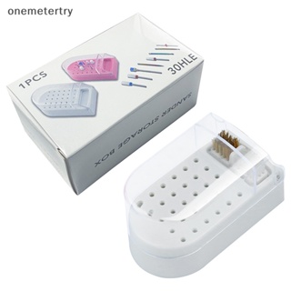 Onem 2 In 1 ที่วางดอกสว่านมิลลิ่ง 30 หลุม กันฝุ่น สําหรับตกแต่งเล็บ