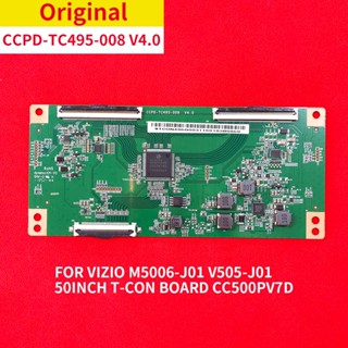 Qsjzhy บอร์ดลอจิกทดสอบ 100% CCPD TC495-008 V4.0 สําหรับบอร์ด T-con 50 นิ้ว CC500PV7D VIZIO M5006-J01 V505-J01-XH