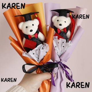 Karen ช่อหมีน่ารัก ของขวัญรับปริญญา ของเล่นสําหรับเด็ก