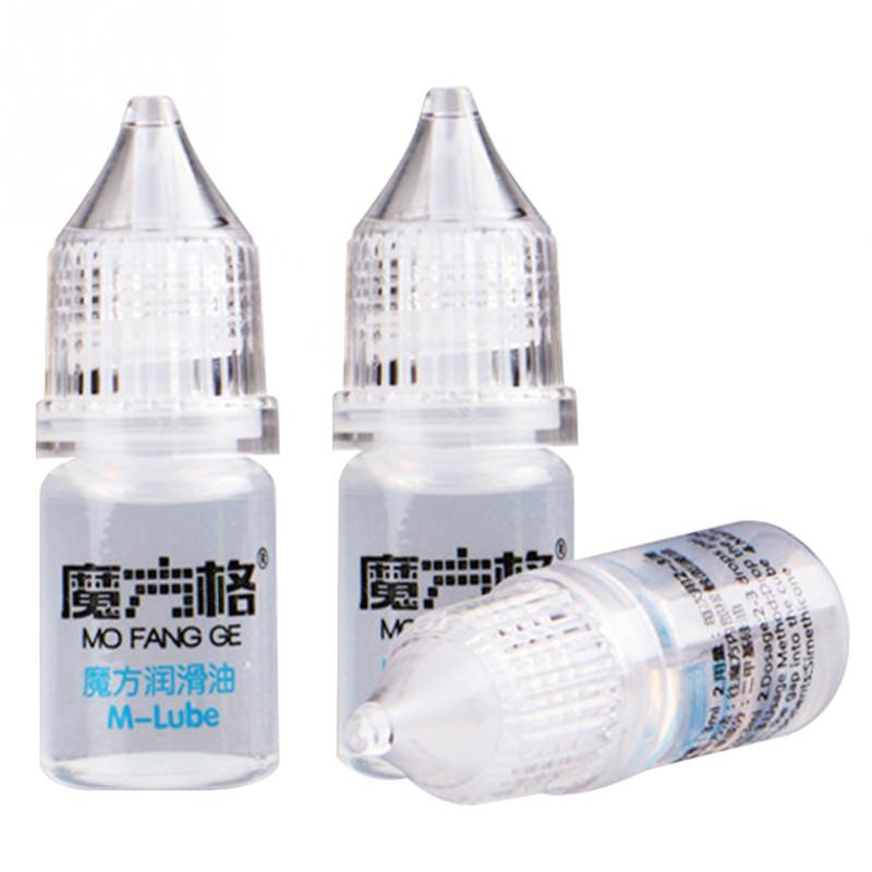 Qiyi Cube Lube น้ํามันหล่อลื่น 3 มล. สําหรับ Speed Cube Qiyi M-Lube ป้องกันสนิมรักษาอุปกรณ์เสริมน้ำมันหล่อลื่นใสปรับปรุงความเร็ว