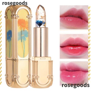 Rosegoods1 ลิปสติก ลิปบาล์มเจลลี่ เปลี่ยนสีได้ กันน้ํา ติดทนนาน ให้ความชุ่มชื้น ดูแลริมฝีปาก