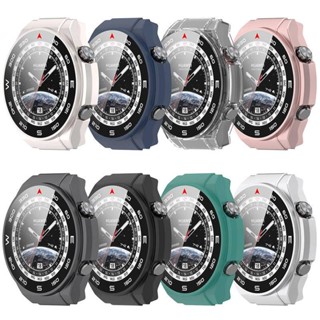 เคส Pc ป้องกัน + ฟิล์มนิรภัย สําหรับ Huawei Watch Ultimate Smartwatch กันกระแทก