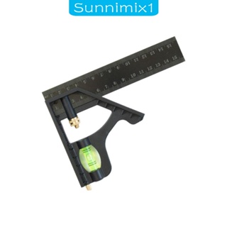 [Sunnimix1] ไม้โปรแทรกเตอร์ ทรงสี่เหลี่ยม ปรับมุมได้ สําหรับงานไม้