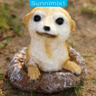 [Sunnimix1] โมเดลรูปปั้นสัตว์ เมียร์กัต สําหรับตกแต่งสวน ระเบียงบ้าน สนามหญ้า