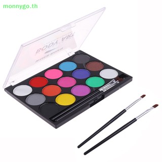 Monnygo ชุดเครื่องมือแต่งหน้า ทาสีน้ํามัน 15 สี สําหรับปาร์ตี้ฮาโลวีน TH