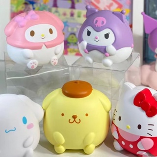 ตุ๊กตาฟิกเกอร์ Sanrio Anime Kuromi Cinnamoroll My Melody Mochi Squishies Kawaii ของเล่นบรรเทาความเครียด ของขวัญวันเกิด สําหรับเด็ก