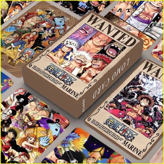 Yb3 ชุดโฟโต้การ์ด ลายการ์ตูนอนิเมะ One Piece HD 60 ชิ้น สําหรับเด็ก BY3