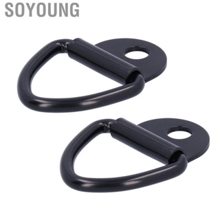 Soyoung Tie Down Anchor  Car Lashing Ring 2PCS Triangular Heavy Duty for Truck Trailer SUV Boat