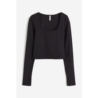 H&amp;M  Woman Cropped jersey top 1181308_1