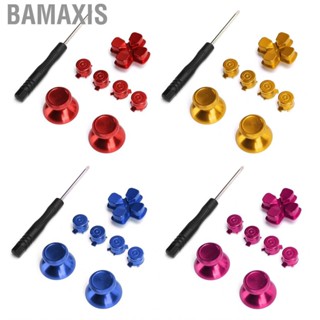 Bamaxis Metal Button Thumbstick Simulates Grip for PS4 Gamepad Controller Joystick Replacement