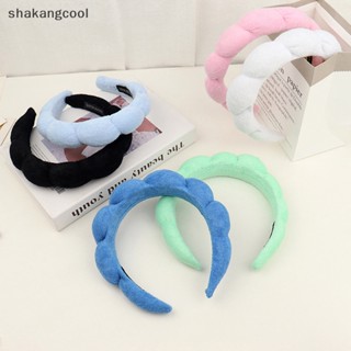 Shakangcool ที่คาดผมฟองน้ํา แบบนิ่ม สไตล์เรโทร สําหรับสปา SGL