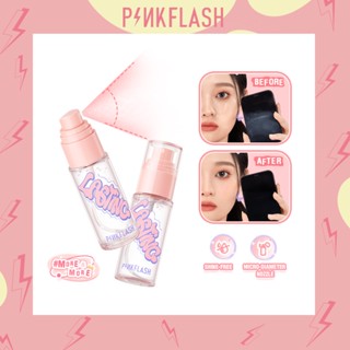 Pinkflash Shine free สเปรย์ควบคุมความมัน เนื้อแมตต์ ให้ความชุ่มชื้น และล็อคฟิล์ม แบบเร็ว