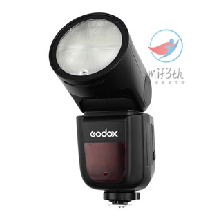 Mif)godox V1C แฟลชกล้อง Speedlite หัวกลม ไร้สาย 2.4G เข้าได้กับ EOS Series 1500D 3000D 5D Mark lll 5D Mark ll สําหรับงานแต่งงาน สตูดิโอถ่ายภาพบุคคล